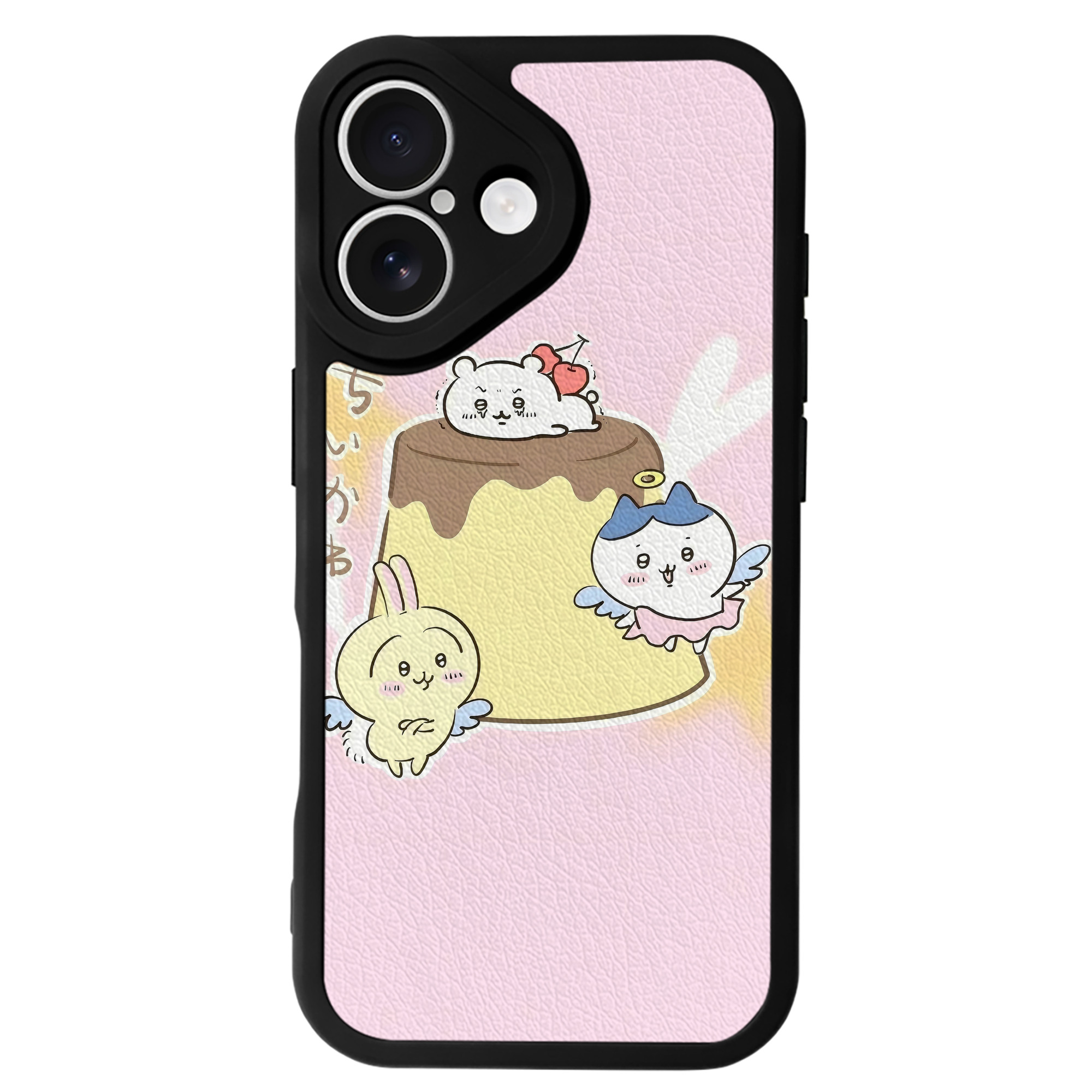 （画像用） ちいかわ Chii-kawa 【iPhone 16シリーズ対応】シリコンスマホケース（レザー調） 材質：シリコン